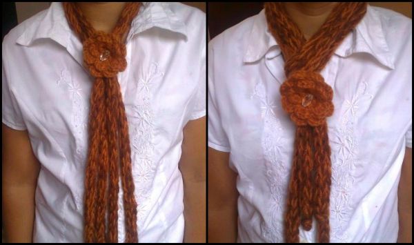cachecol feminino de tear