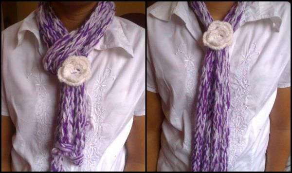cachecol feminino de tear